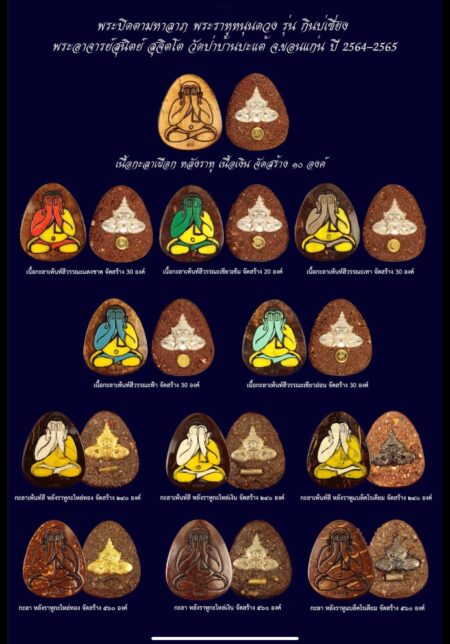 พระปิดตามหาลาภ พระราหูหนุนดวง รุ่น กินบ่เซี่ยงพระอาจารย์สุนิตย์ สุจิตโต วัดป่าบ้านบะแต้ จ.ขอนแก่น